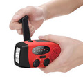 Nødradio m/lykt og powerbank